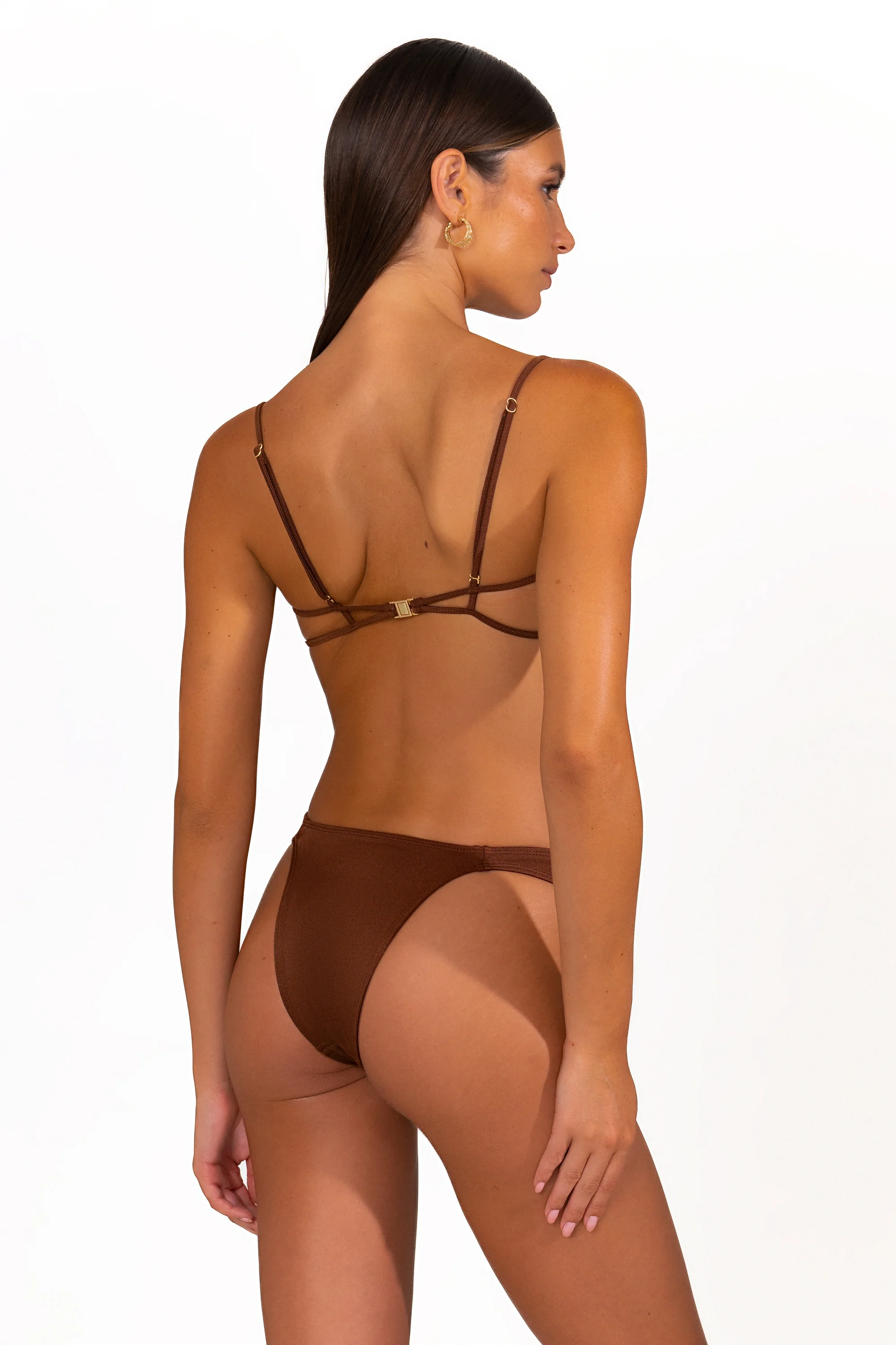 ANA Chocolate Fondant - Bralette Bikini Top - Image 3