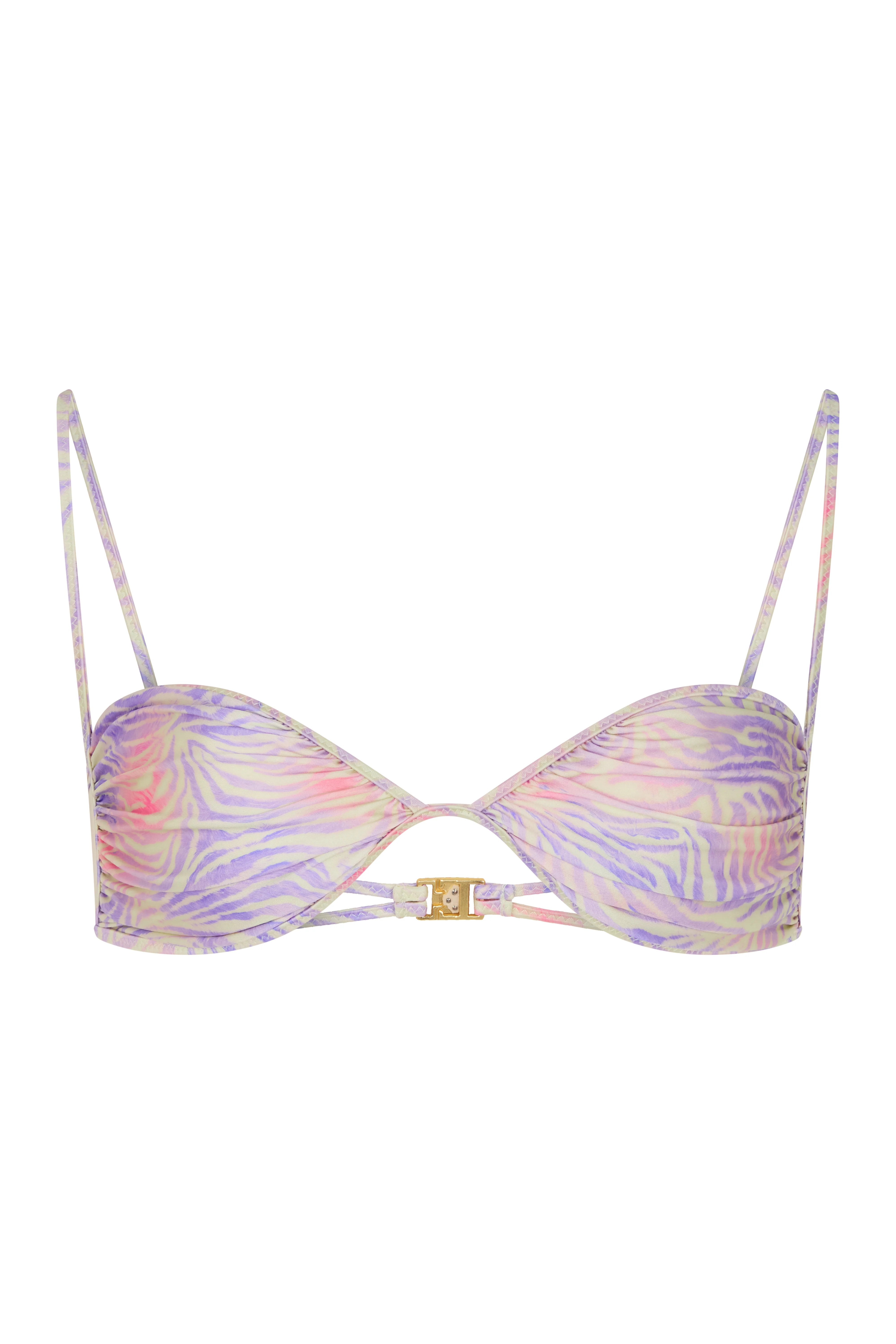 ANA Zebra Haze - Bralette Bikini Top - Image 2