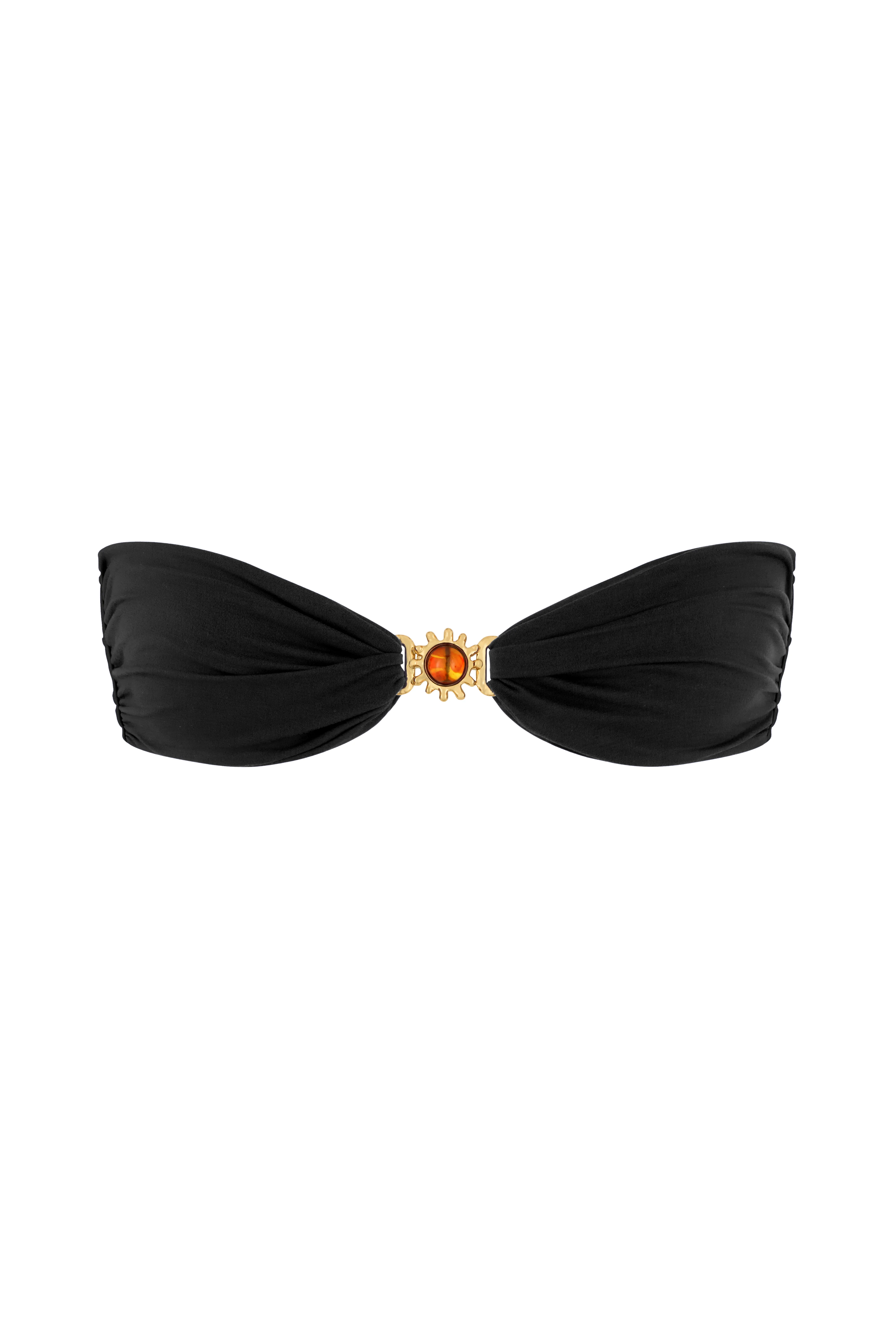 ATLAS Nero Matte - Bandeau Bikini Top - Image 5
