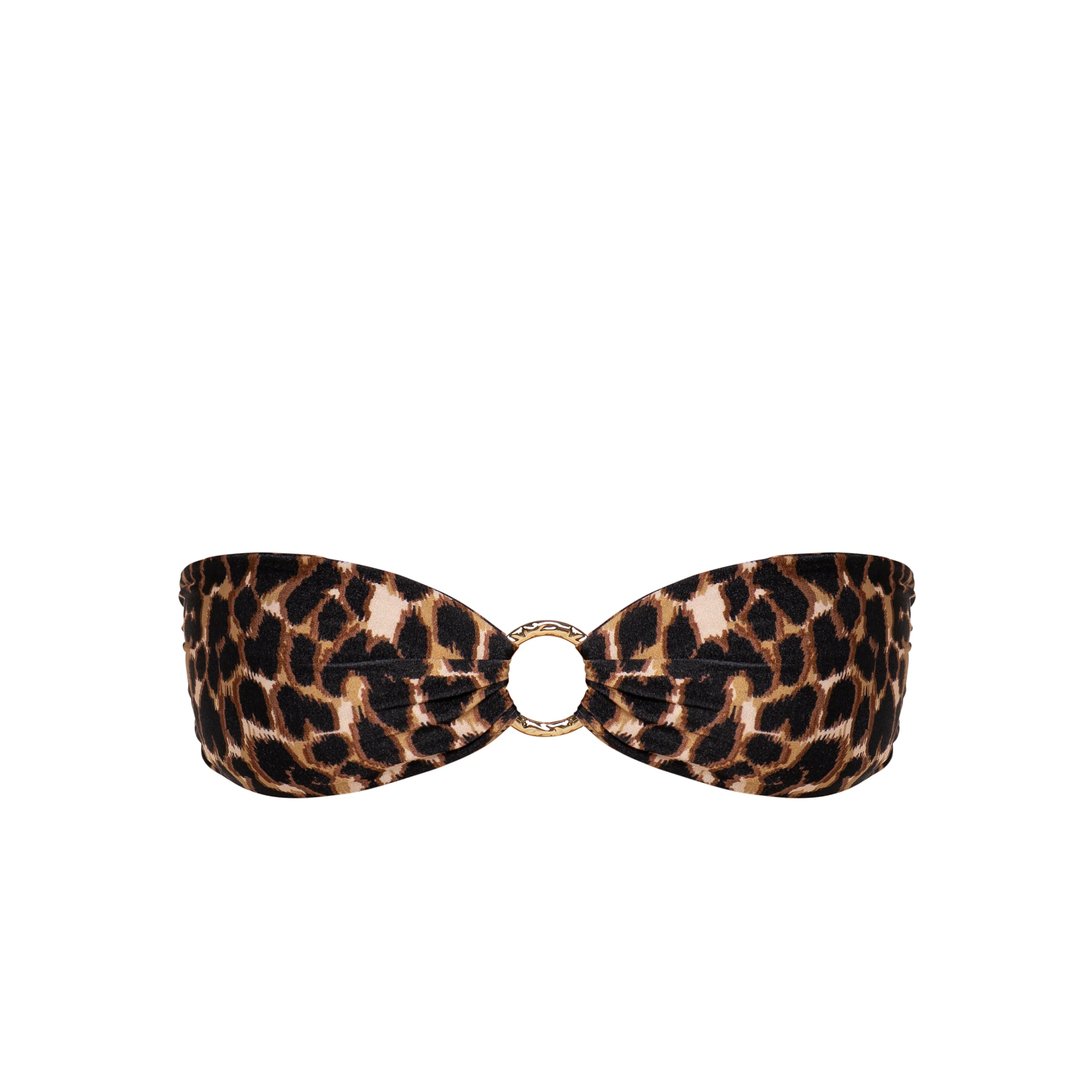 CECE Leopard Luxe - Bandeau Bikini Top - Image 6