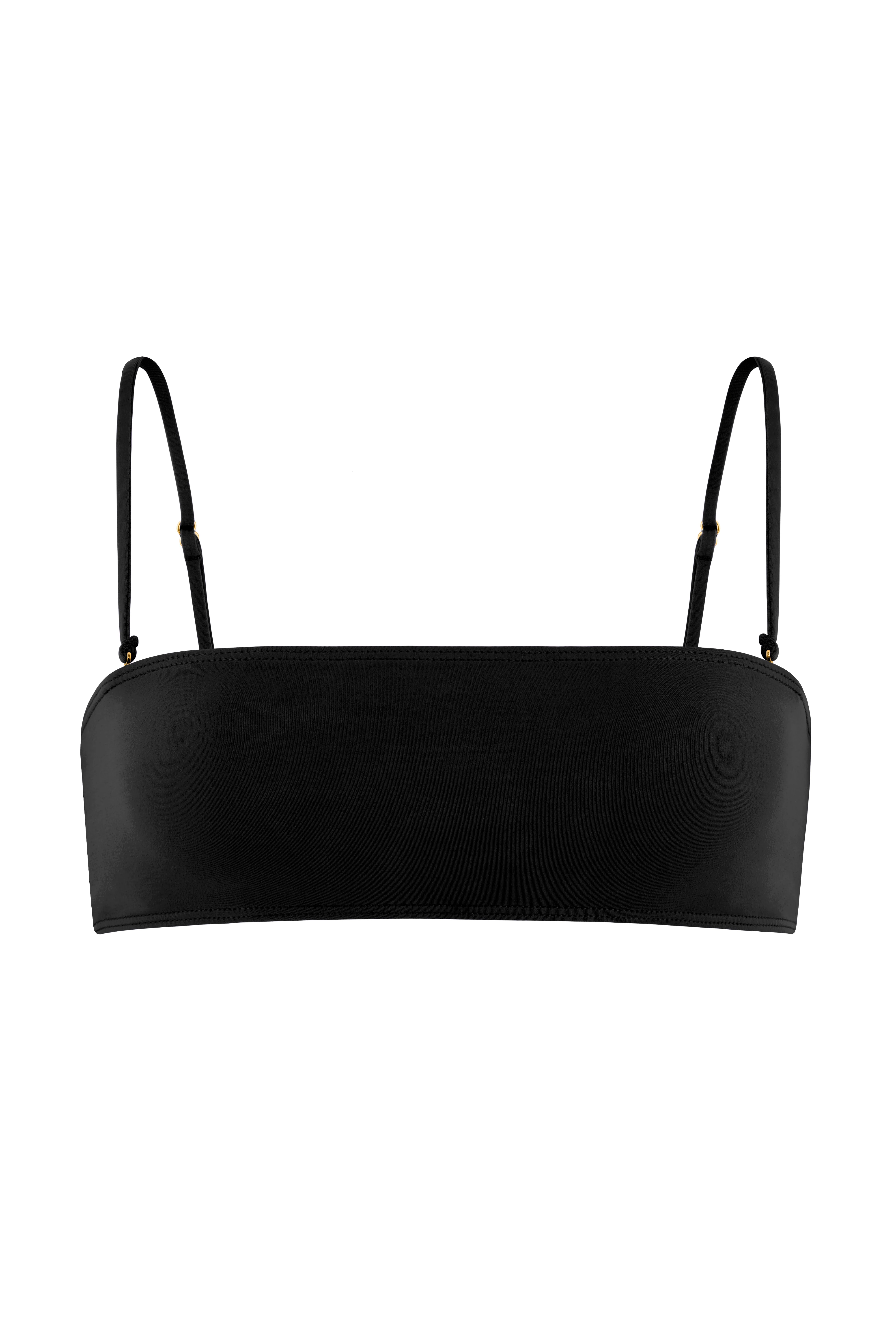 CLEO Nero Matte - 90's Tube Bandeau Bikini Top - Image 5