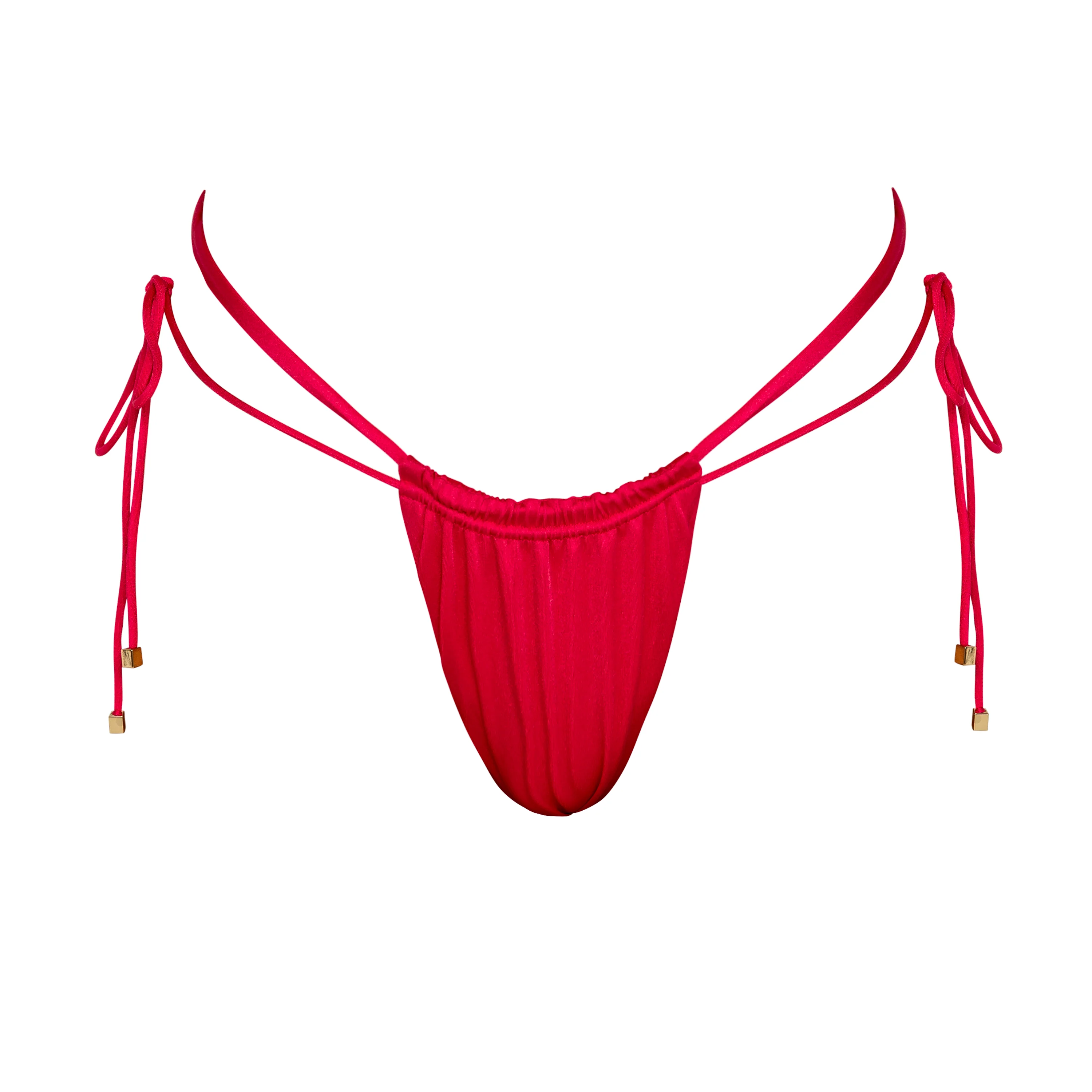 FARRAH Magenta - Tie Side Bikini Bottoms - Image 5