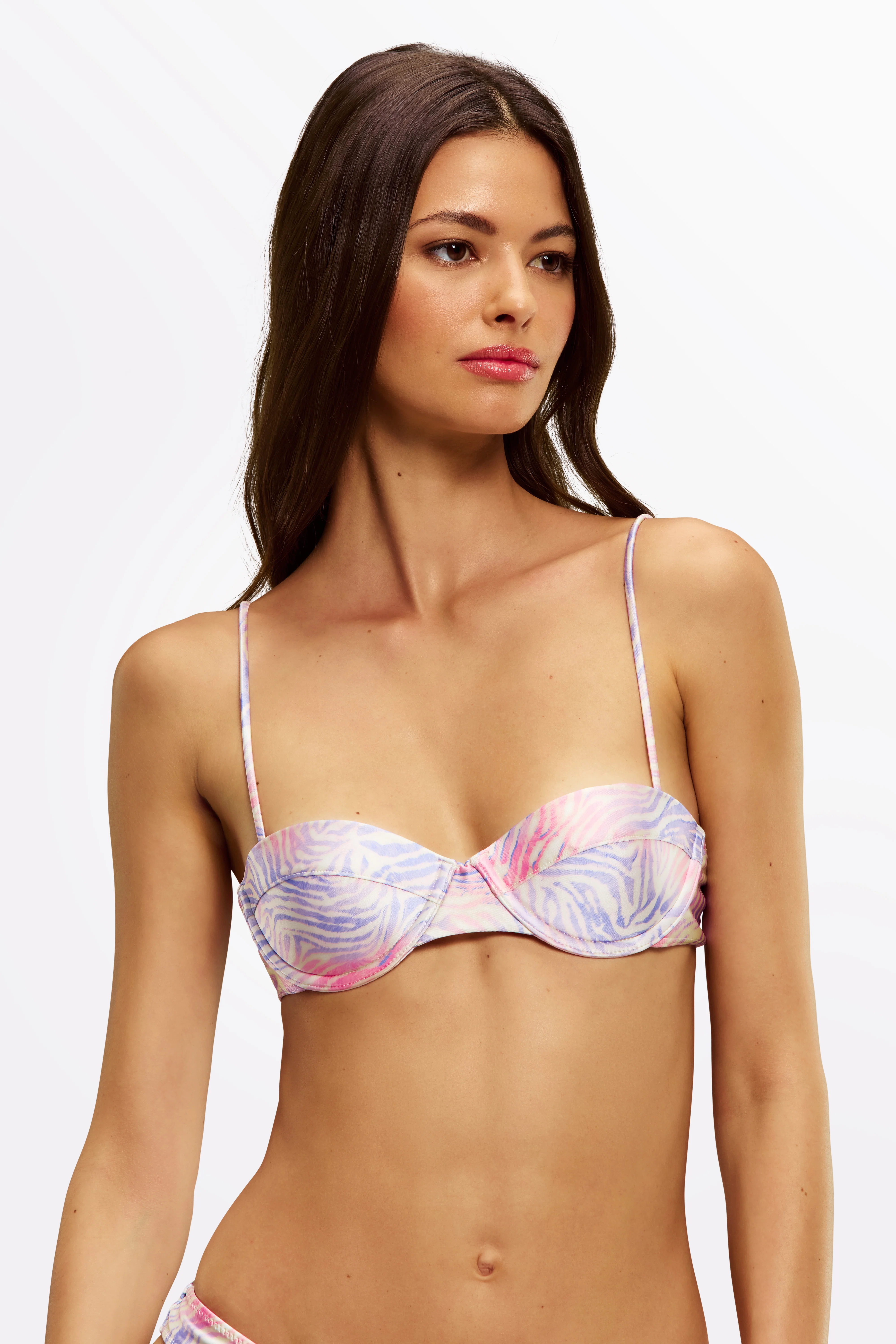 JACI Zebra Haze - Balconette Bikini Top - Image 5