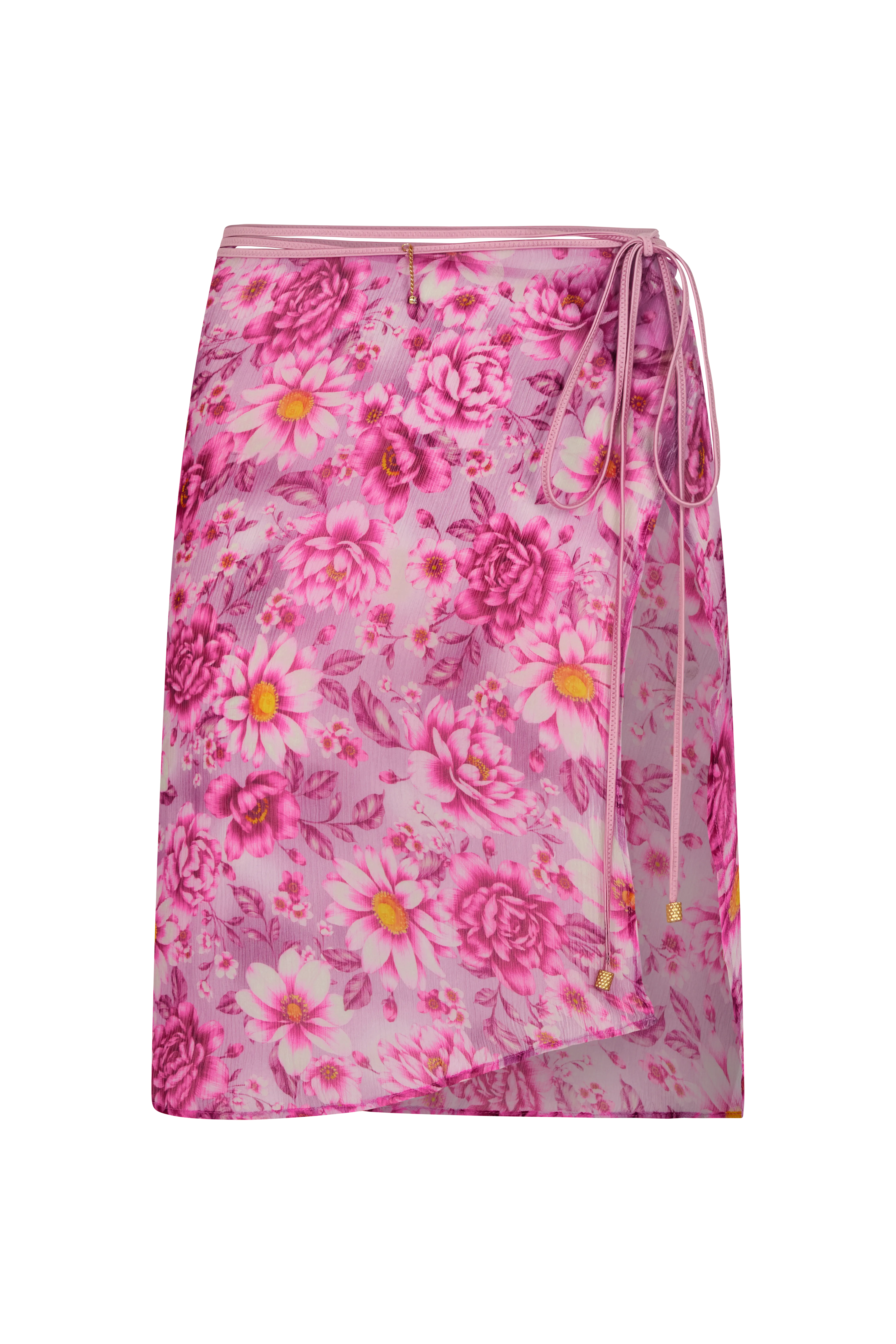 NIA Azalea Silk Wrap Skirt - Image 5