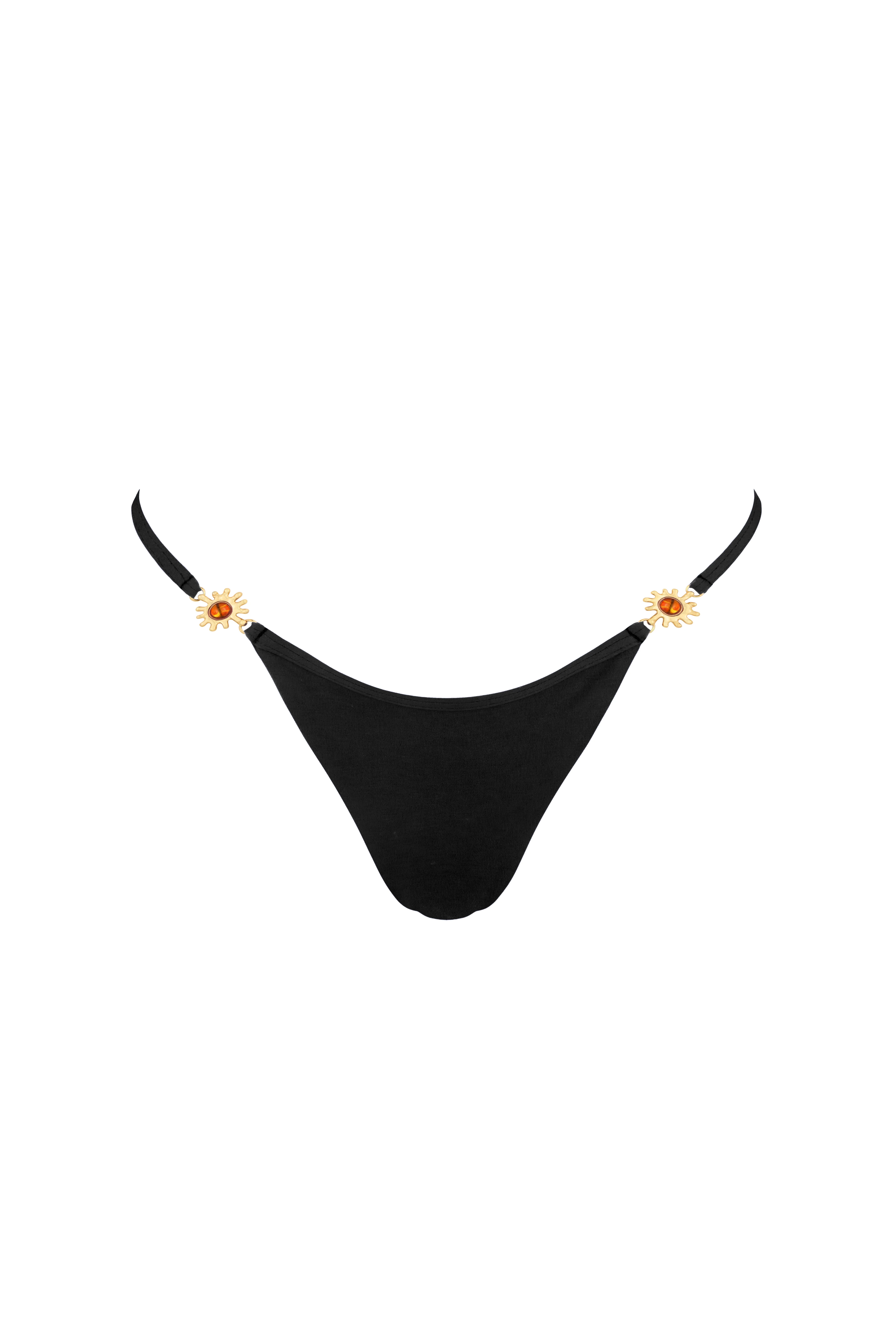 ROMA Nero Matte - Thong Bikini Bottoms - Image 5