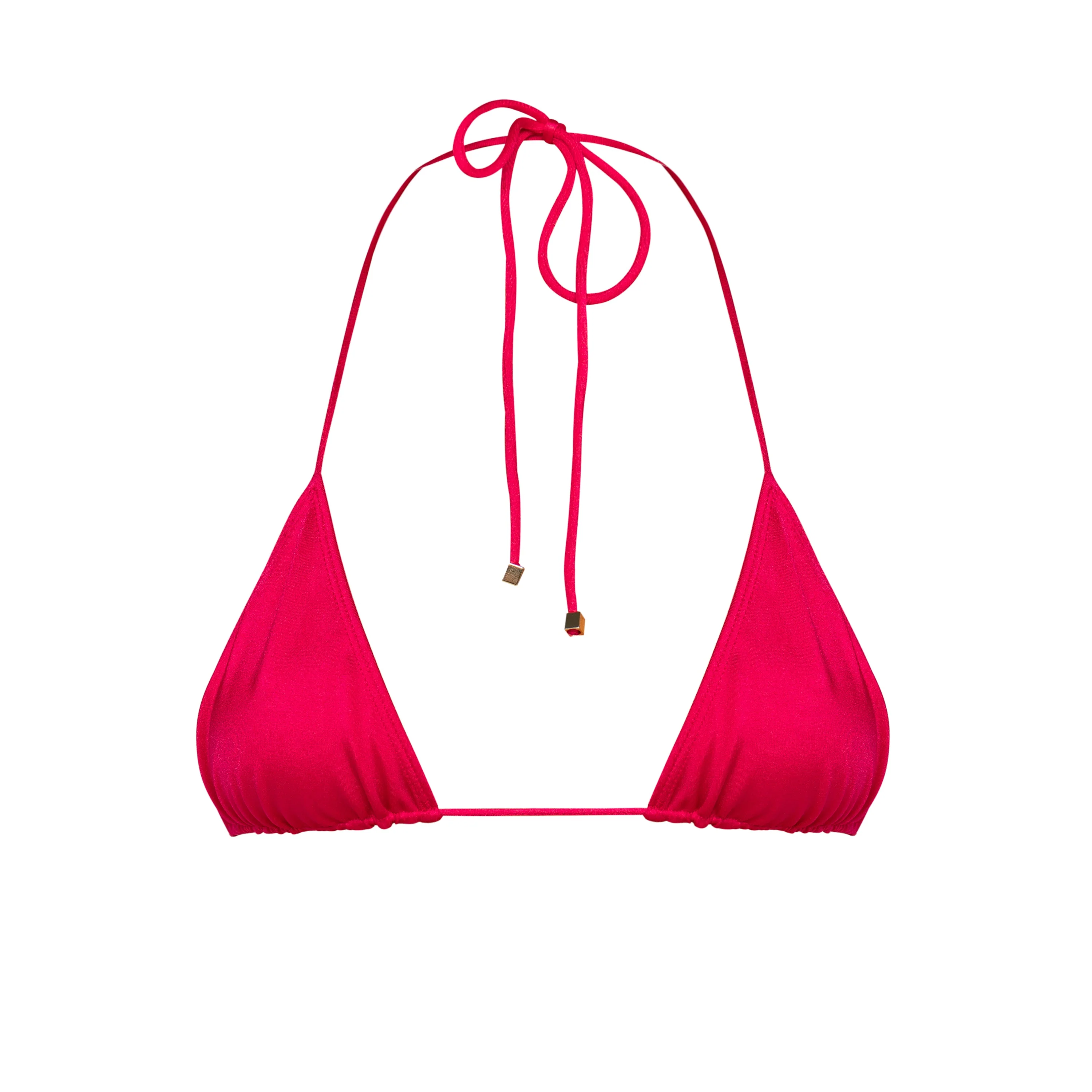 STELLA Magenta - Mini Triangle Bikini Top - Image 4