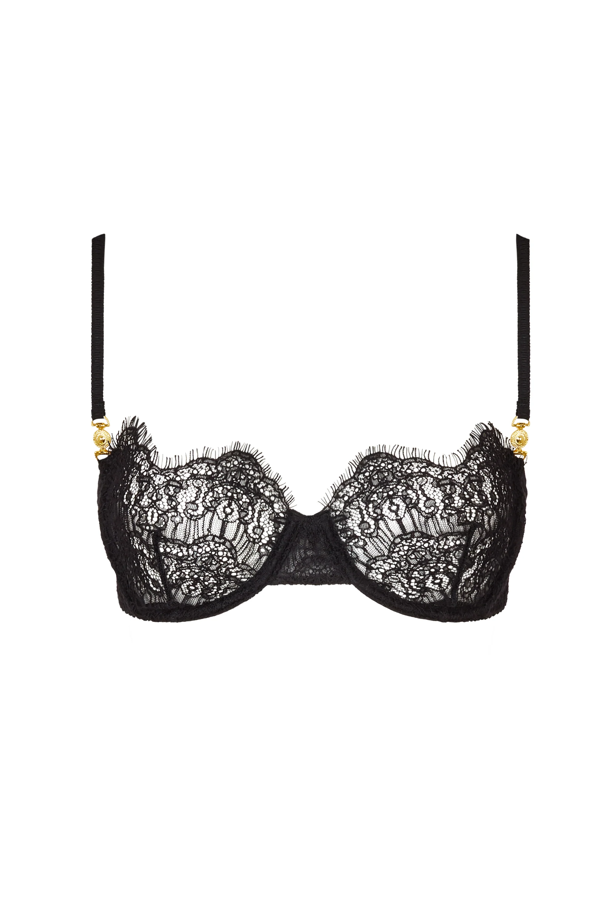 VITTORIA Nero - Balconette Bra - Image 6