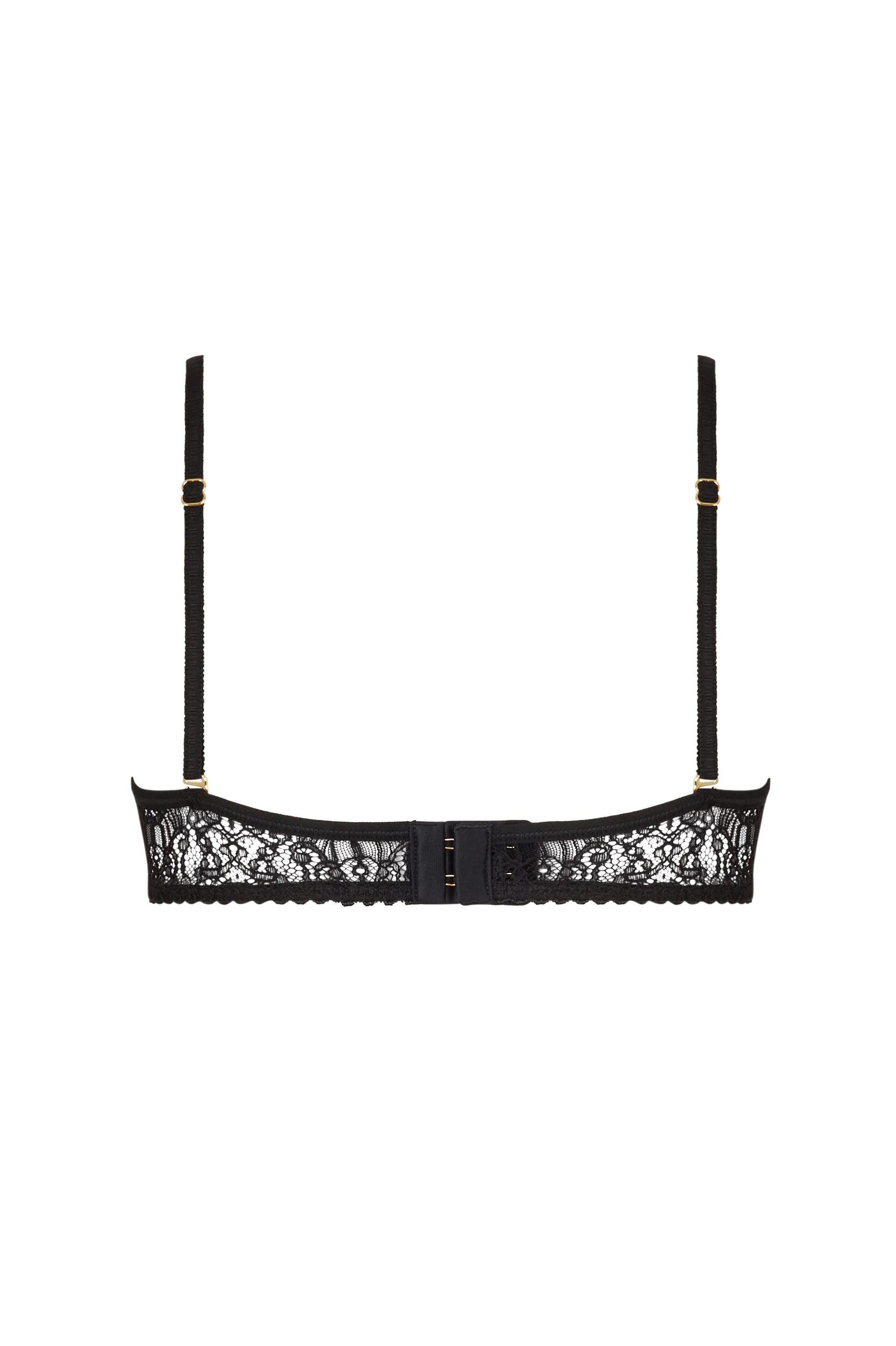 VITTORIA Nero - Balconette Bra - Image 7